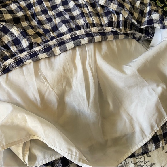 Old Navy Ruffle-Sleeve Gingham Waist-defined Tie Waist Midi Dress Size L - Picture 11 of 11